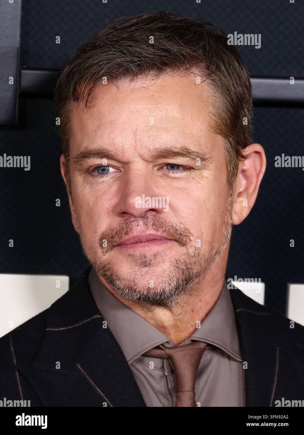 Westwood, Vereinigte Staaten. 02. Oktober 2026. WESTWOOD, LOS ANGELES, KALIFORNIEN, USA - 1. OKTOBER: Matt Damon kommt zur Weltpremiere von Netflix' „Animals“, die am 1. Oktober 2026 im Westwood Village Theater in Westwood, Los Angeles, Kalifornien, USA stattfindet. (Foto von Xavier Collin/Image Press Agency) Credit: Image Press Agency/Alamy Live News Stockfoto