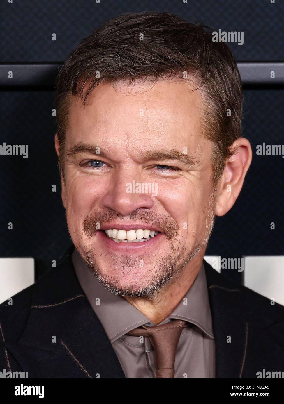 Westwood, Vereinigte Staaten. 02. Oktober 2026. WESTWOOD, LOS ANGELES, KALIFORNIEN, USA - 1. OKTOBER: Matt Damon kommt zur Weltpremiere von Netflix' „Animals“, die am 1. Oktober 2026 im Westwood Village Theater in Westwood, Los Angeles, Kalifornien, USA stattfindet. (Foto von Xavier Collin/Image Press Agency) Credit: Image Press Agency/Alamy Live News Stockfoto