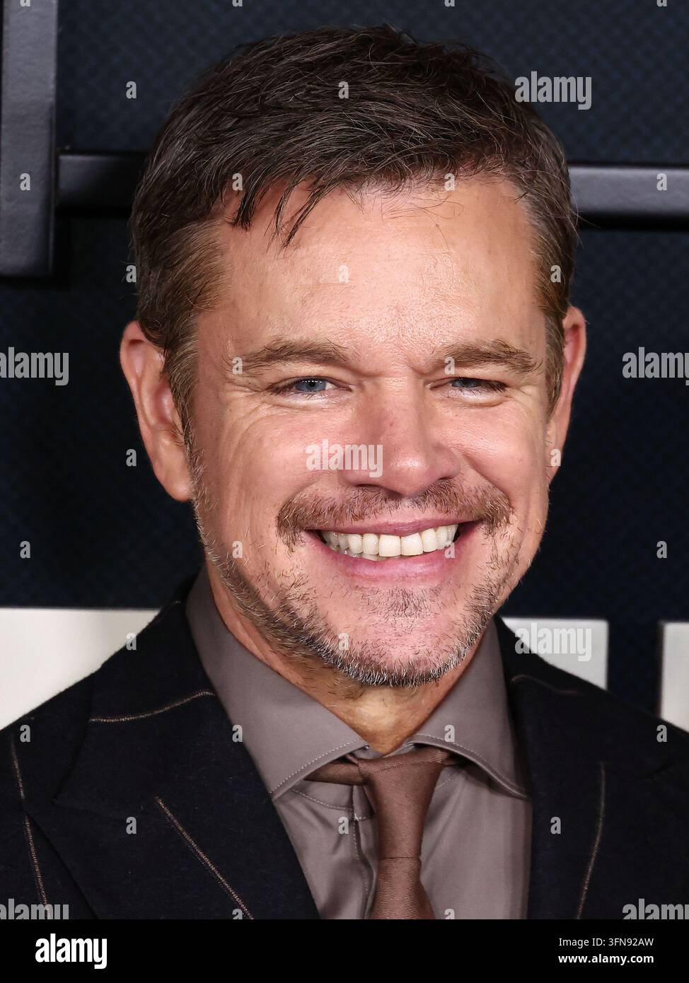 Westwood, Vereinigte Staaten. 02. Oktober 2026. WESTWOOD, LOS ANGELES, KALIFORNIEN, USA - 1. OKTOBER: Matt Damon kommt zur Weltpremiere von Netflix' „Animals“, die am 1. Oktober 2026 im Westwood Village Theater in Westwood, Los Angeles, Kalifornien, USA stattfindet. (Foto von Xavier Collin/Image Press Agency) Credit: Image Press Agency/Alamy Live News Stockfoto