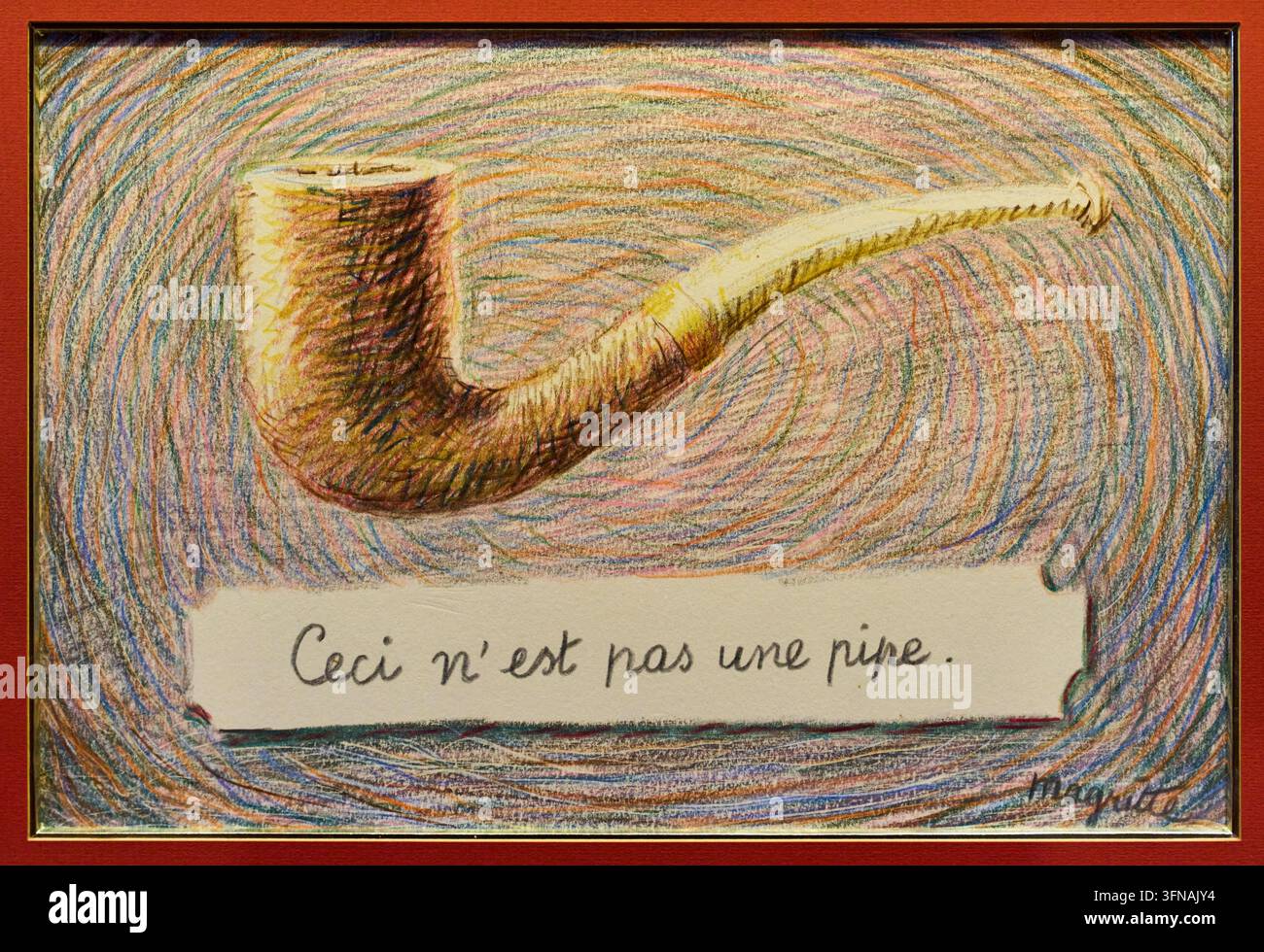 Die Melodie und auch die Worte, 1962, René Magritte (Lessines 1898 - Brüssel 1967), Musée Magritte Museum, Brüssel, Belgien Stockfoto