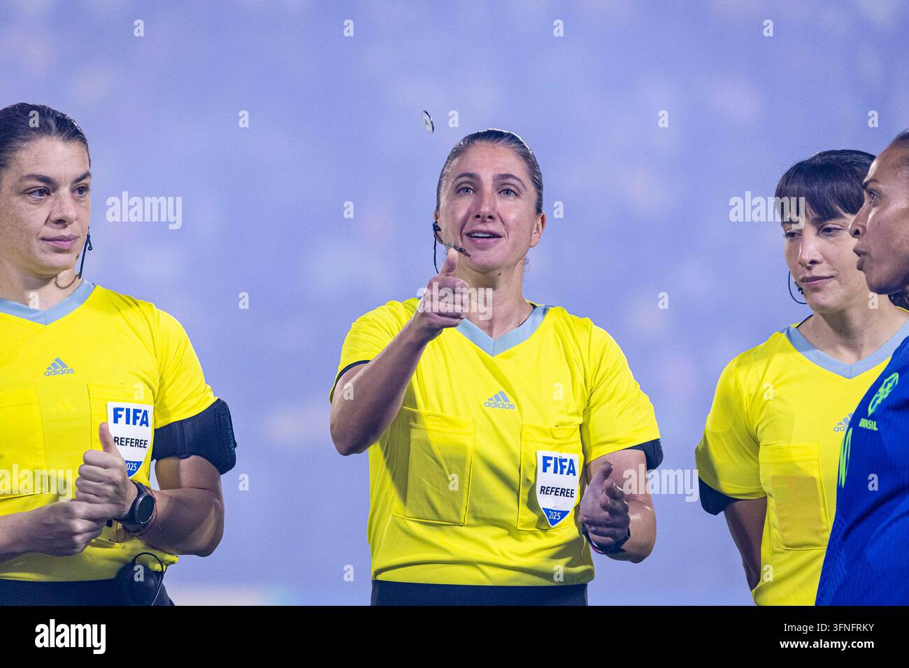 Freundschaftsspiel Brasilien Frauenmannschaft 2 x1 Japan Frauenmannschaft (06-02-2025) Stockfoto