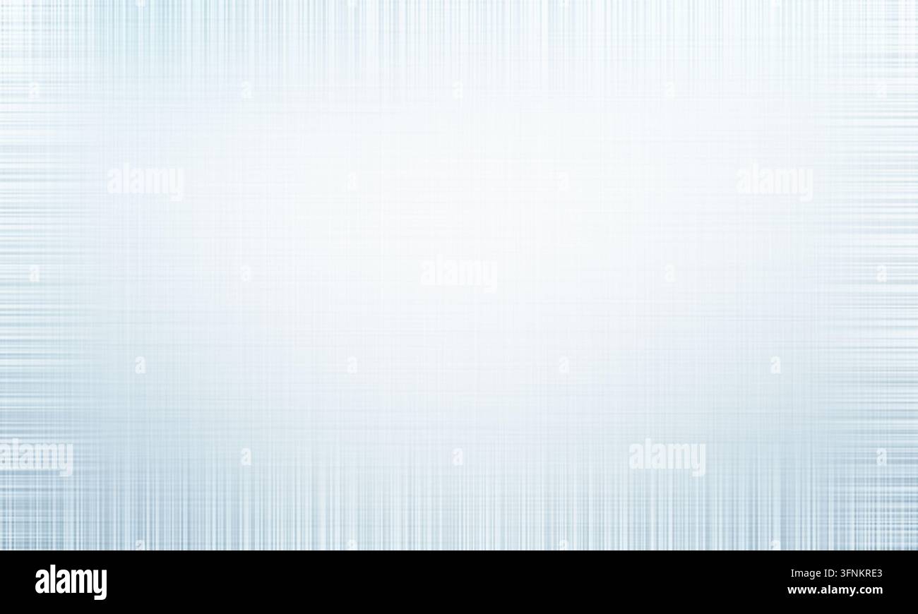 Abstrakter weißer texturierter Hintergrund mit subtilen Bewegungsunschärfen entlang der Ränder, der eine saubere und moderne minimalistische Kulisse schafft. Stockfoto