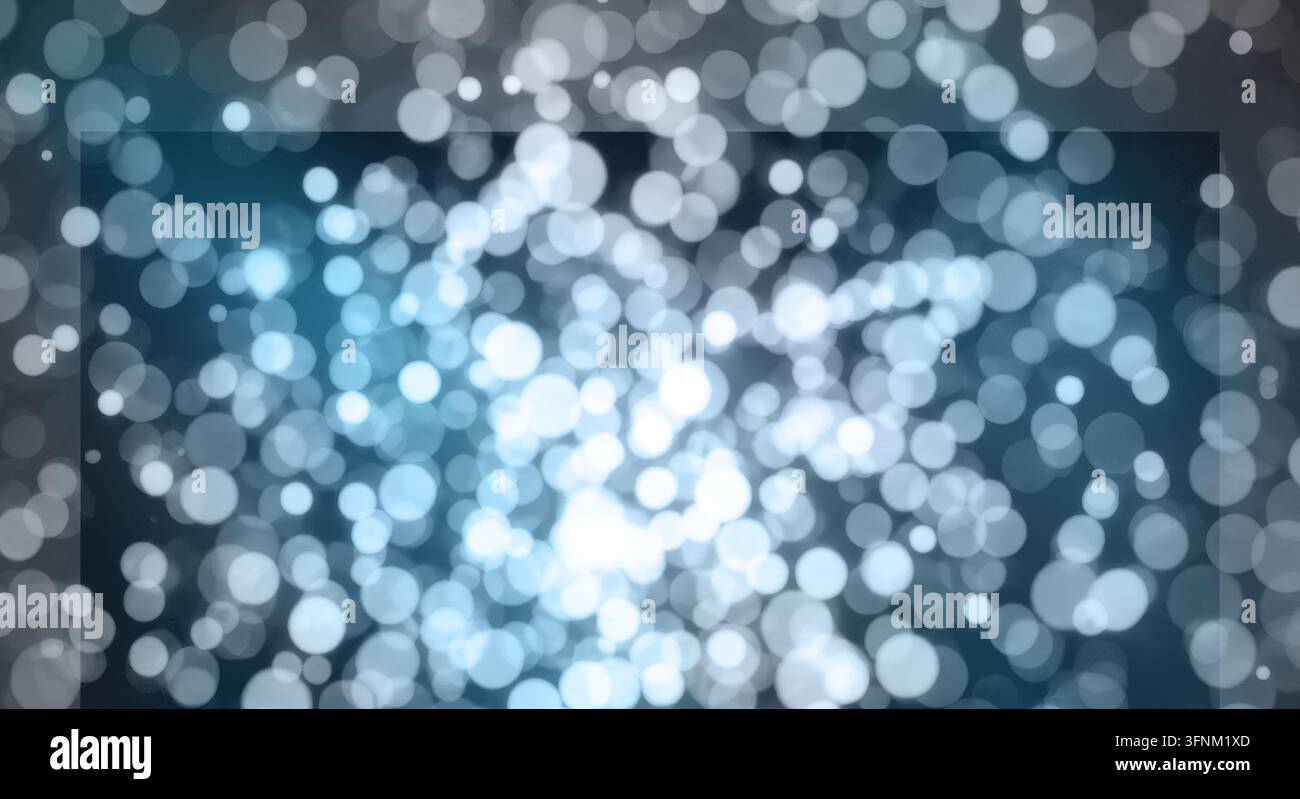 Minimalistisches Bokeh-Lichtmuster. Stockfoto