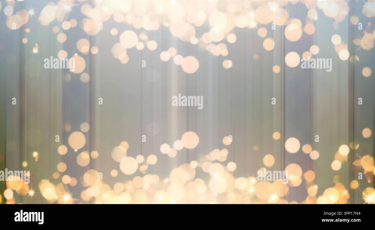 Minimalistischer Bokeh-Lichteffekt. Stockfoto