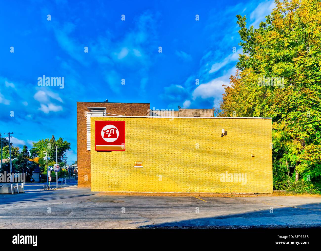 Sonnige Wand Stockfoto