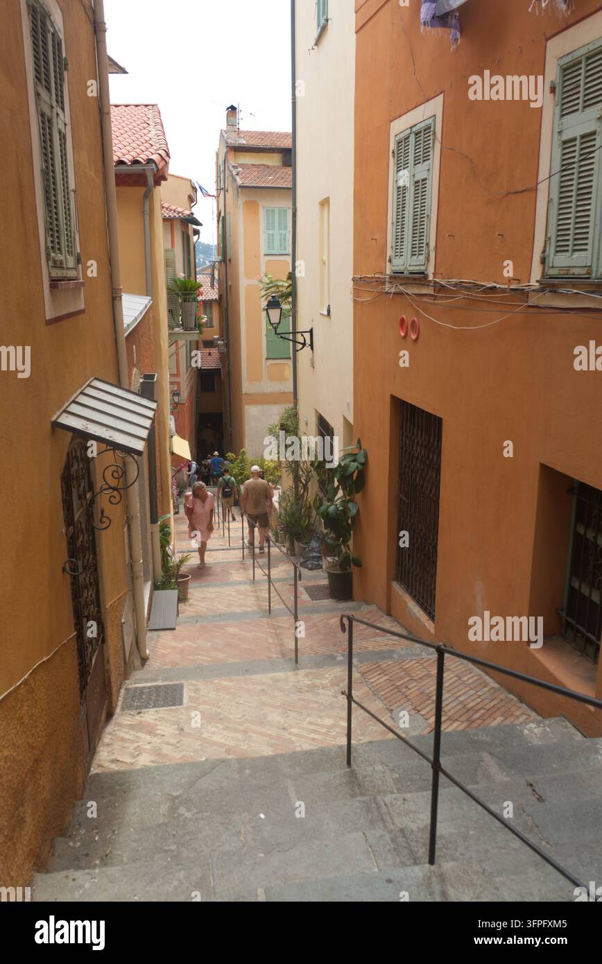 Villefranche-sur-Mer an der Französischen Riviera. Stockfoto