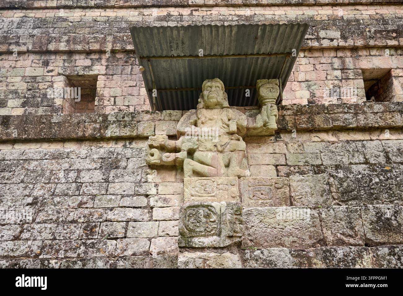 Maya-Ruinen von Copán, Plaza Occidental, Copán, Honduras, Zentralamerika Stockfoto