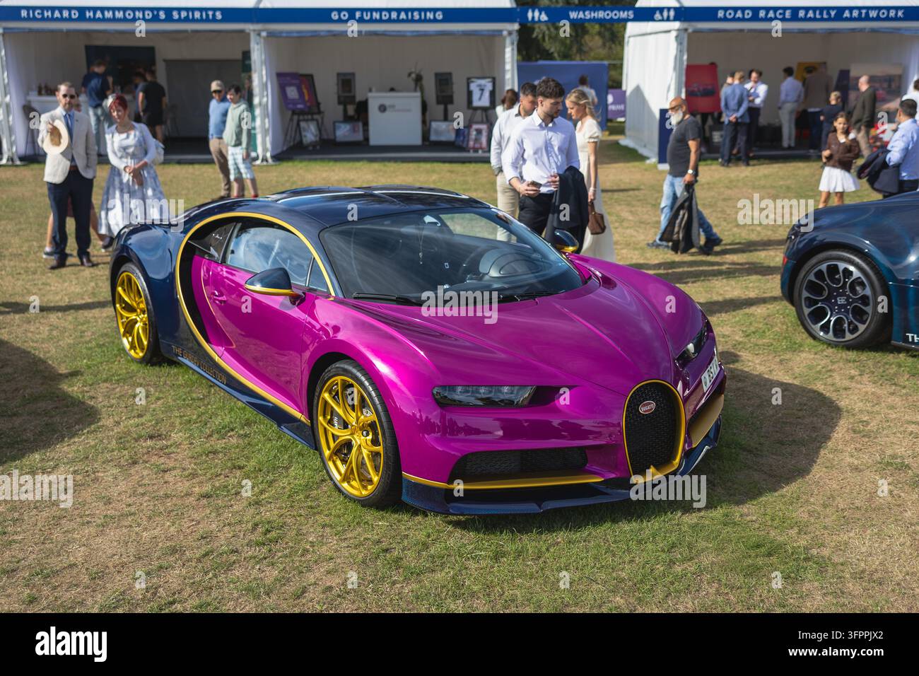 Die Gurdev-Sammlung – Bugatti Chiron, ausgestellt auf dem Salon Privé im Blenheim Palace am 6. September 2026. Stockfoto