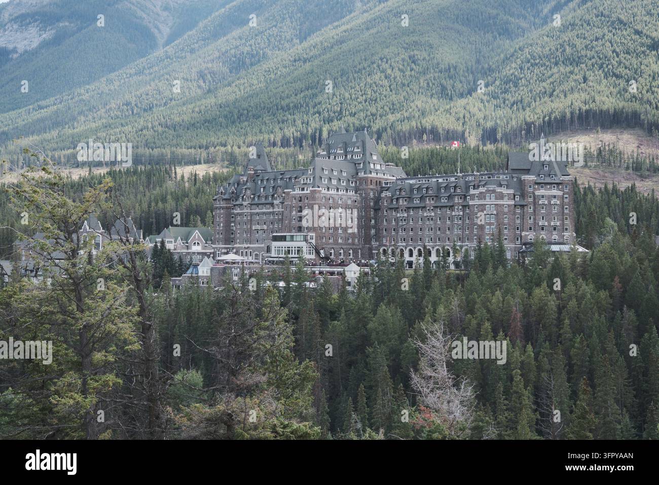 Fairmont Banff Springs Hotel im Banff-Nationalpark Alberta Stockfoto