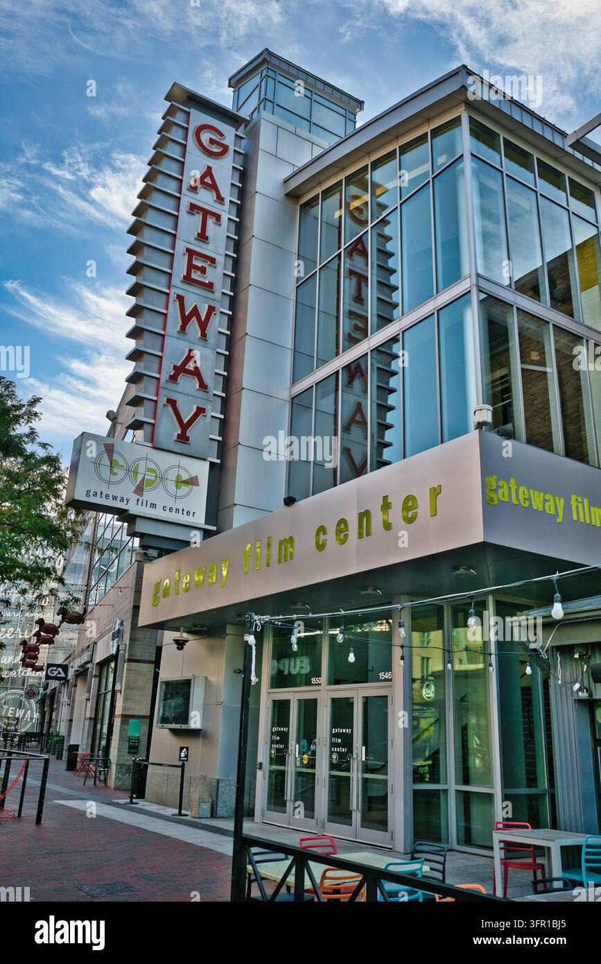 Gateway Film Center im University District von Columbus, Ohio, USA 2026. Gateway Film Center ist ein unabhängiger Veranstaltungsort für Film- und Visuelle-Künste-Ausstellungen i Stockfoto