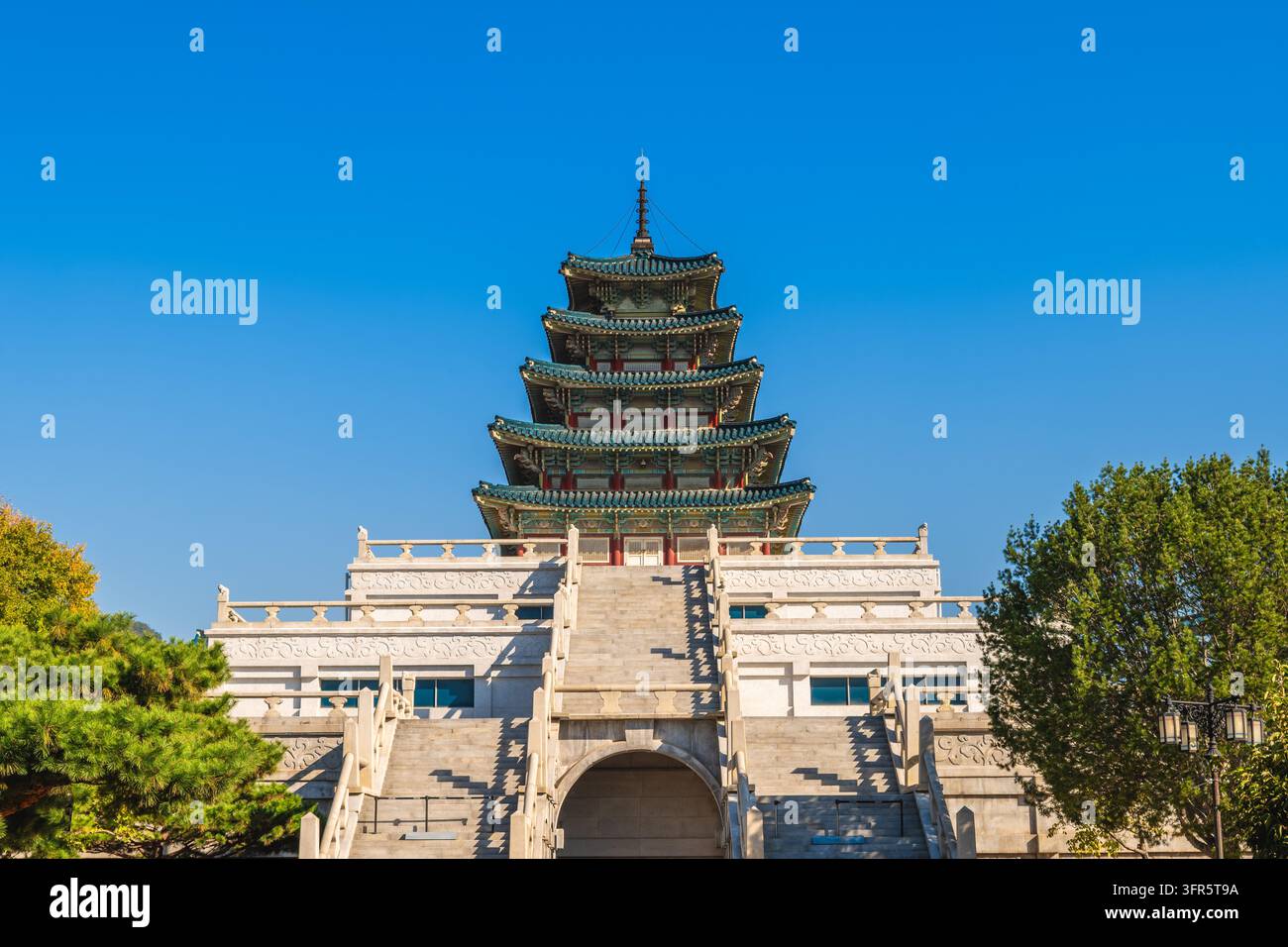 Nationales Volksmuseum von Korea, das sich in Seoul in Südkorea befindet Stockfoto