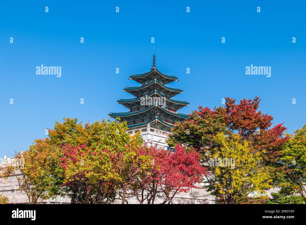 Nationales Volksmuseum von Korea in Seoul, Südkorea Stockfoto