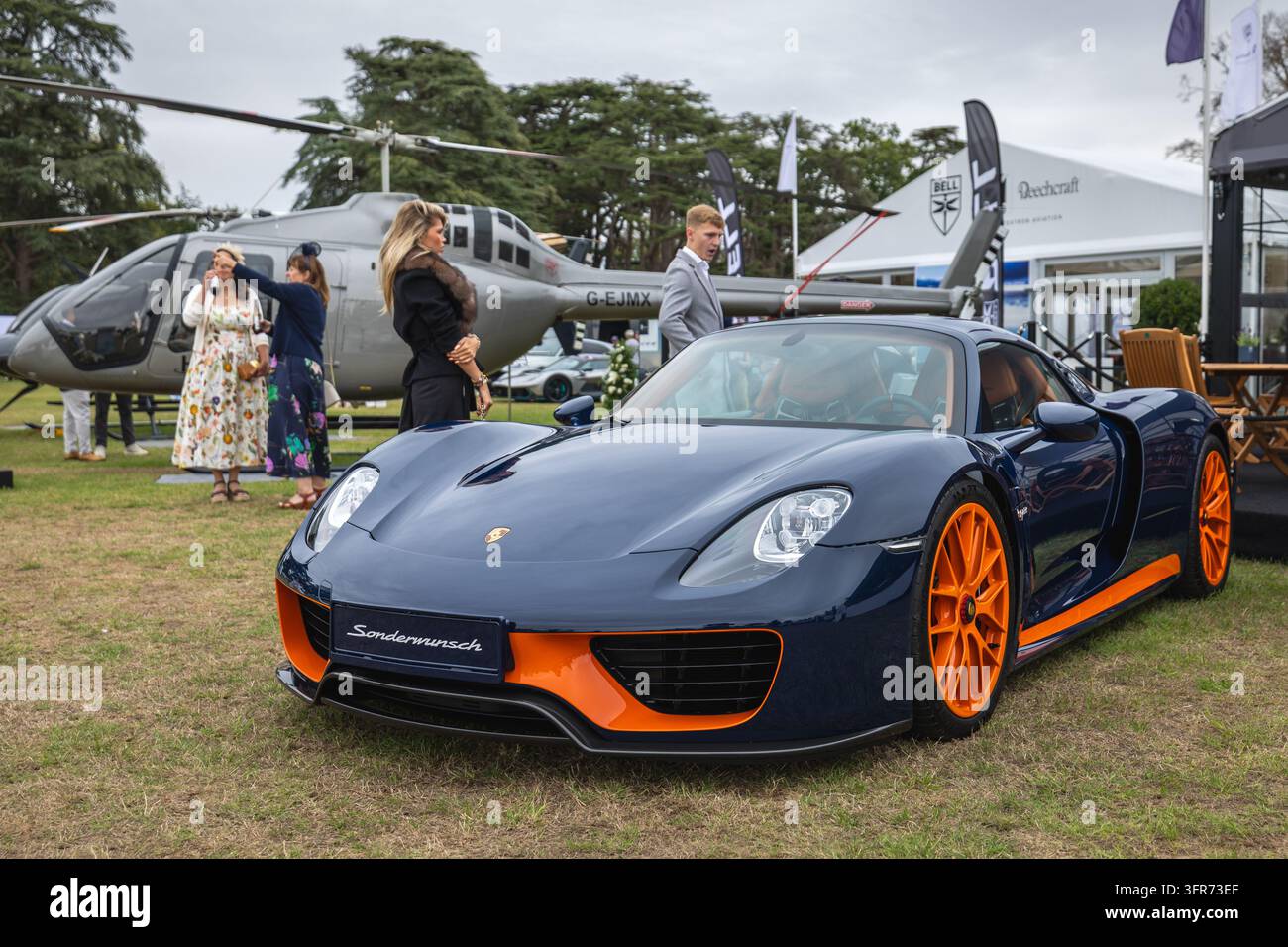 Porsche 918 Coupé, ausgestellt auf dem Salon Privé im Blenheim Palace am 4. September 2026. Stockfoto