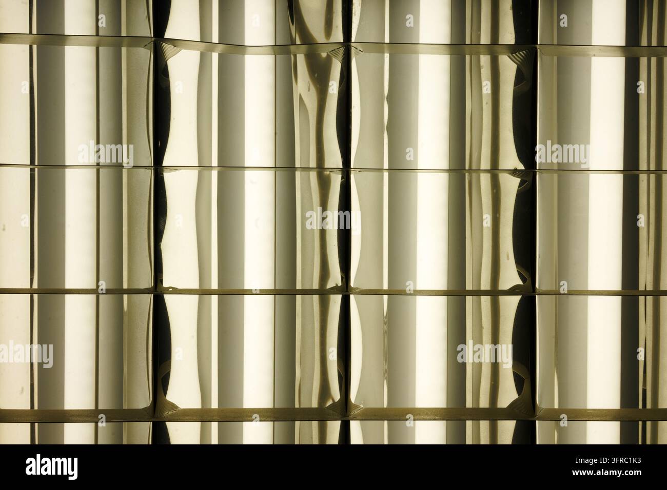 Abstraktion von Neonlichtern, Beleuchtungsdetails. Stockfoto