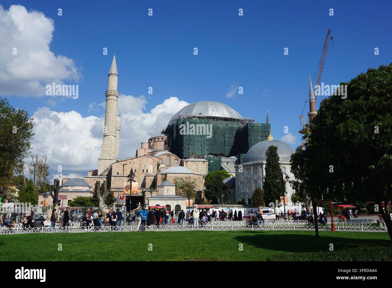 Istanbul, Türkei: Aya Sofya Müzesi / Kilisesi (Die Hagia Sophia Großmoschee, Basilika Sainte-Sophie Istanbul, Ayasofya Camii) Stockfoto