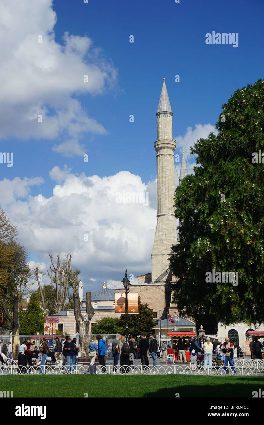 Istanbul, Türkei: Aya Sofya Müzesi / Kilisesi (Die Hagia Sophia Großmoschee, Basilika Sainte-Sophie Istanbul, Ayasofya Camii) Stockfoto
