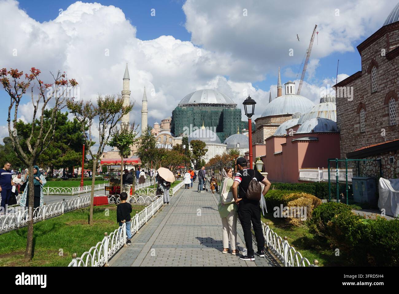 Istanbul, Türkei: Aya Sofya Müzesi / Kilisesi (Die Hagia Sophia Großmoschee, Basilika Sainte-Sophie Istanbul, Ayasofya Camii) Stockfoto