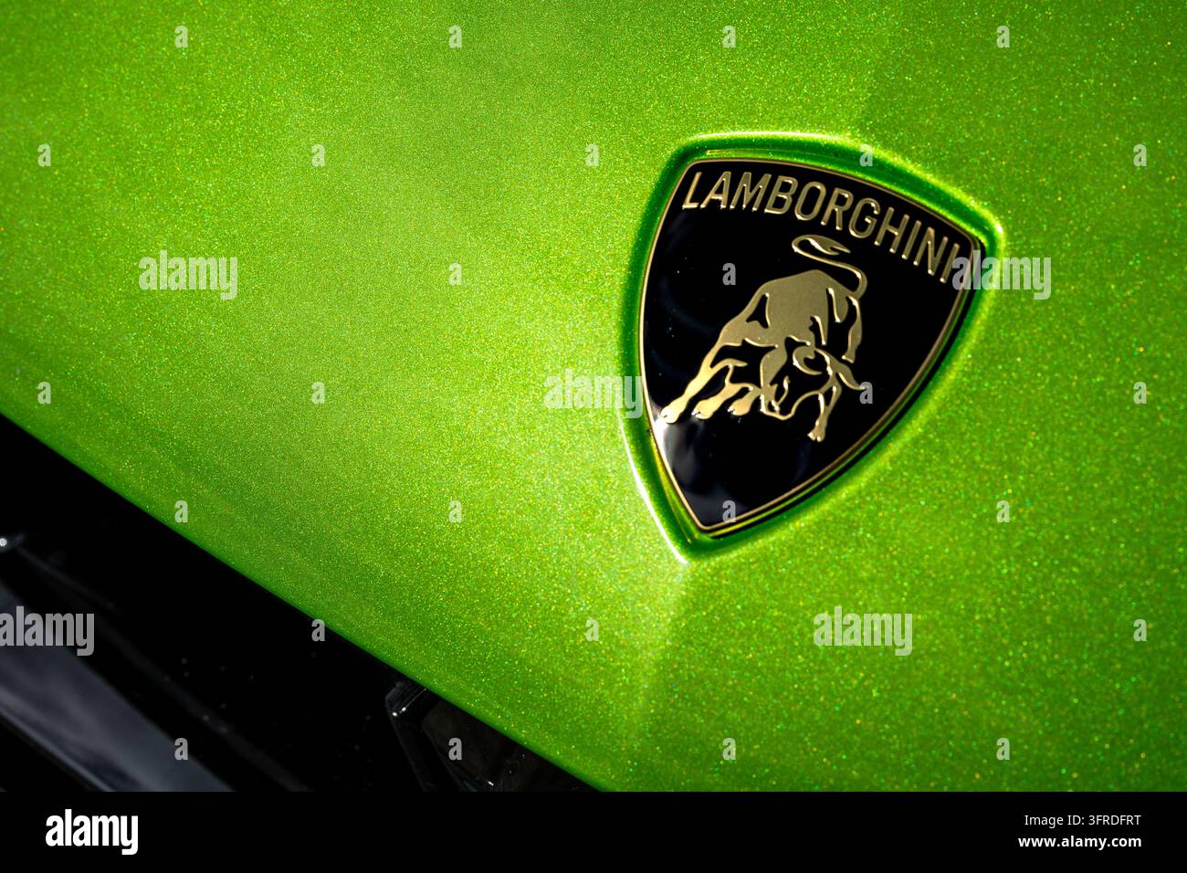 Lamborghini Urus Schild-Emblem. Stockfoto