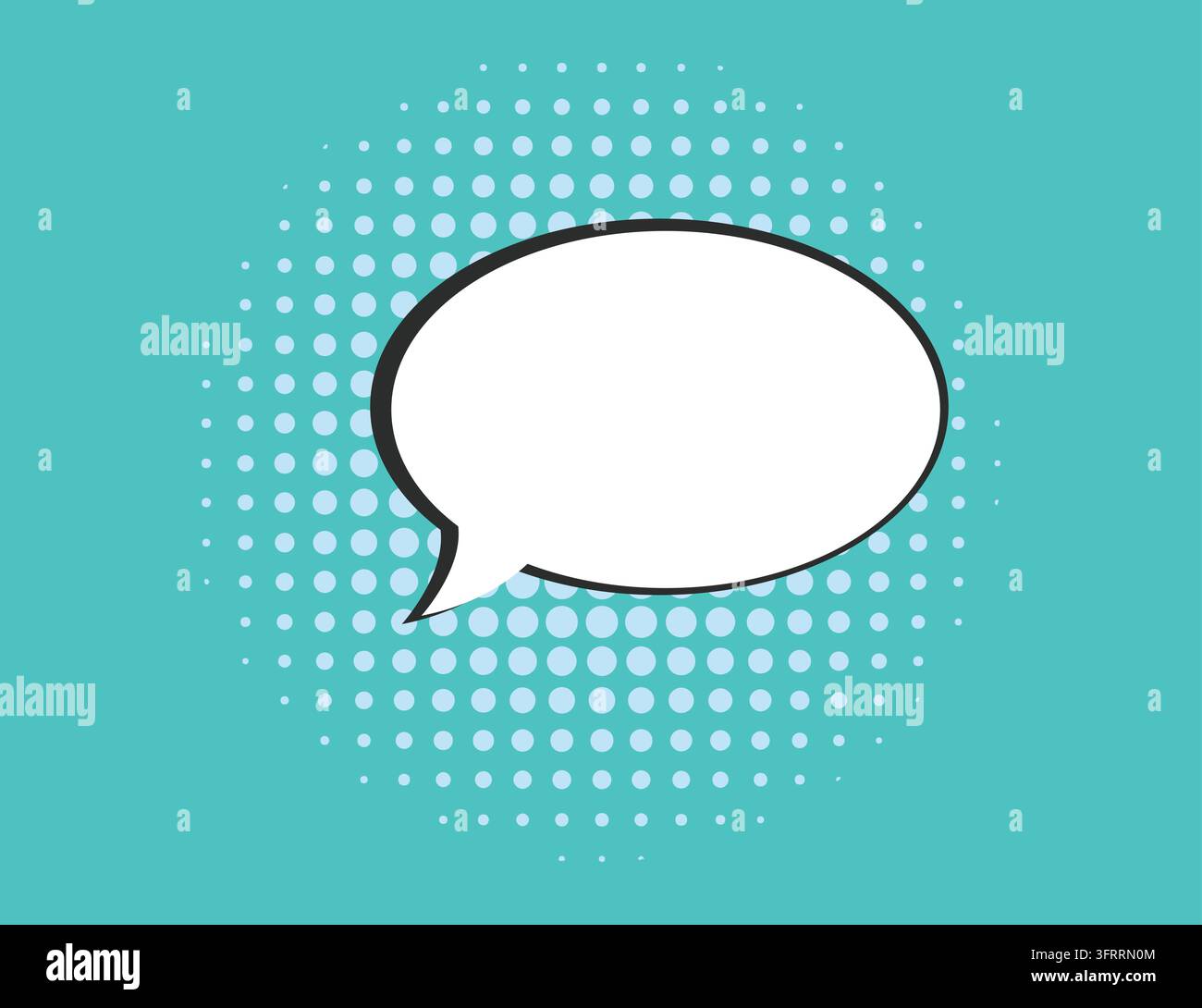 Komische Phrase im Retro-Design. Sprechen im Retro-Stil. Mock-up-Rahmenzitat mit Sprechblasen. EPS 10 Stockfoto