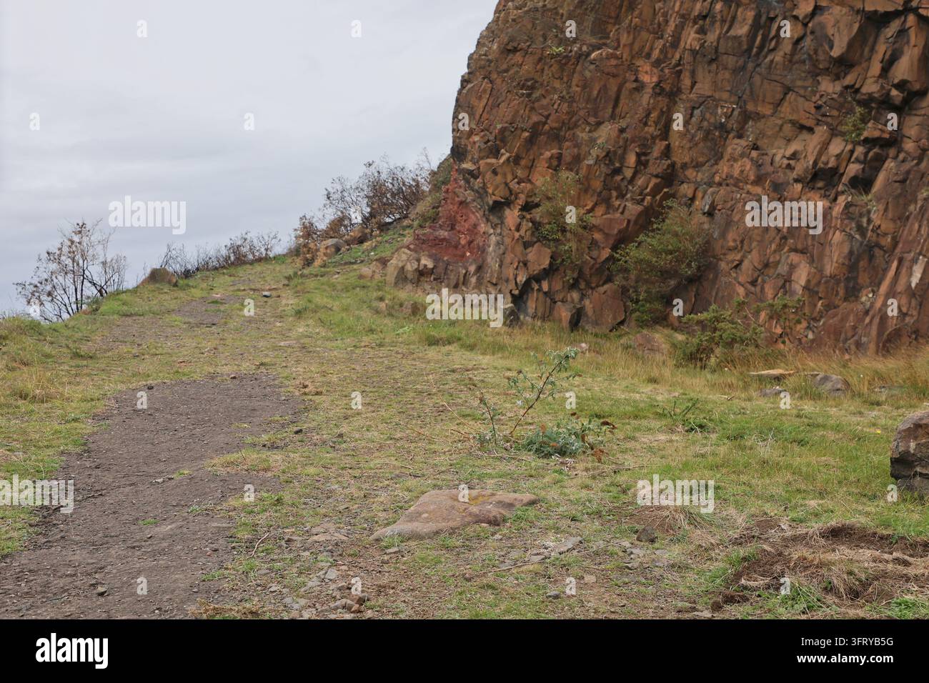 Radical Road Holyrood Park Edinburgh Schottland Oktober 2026 Stockfoto