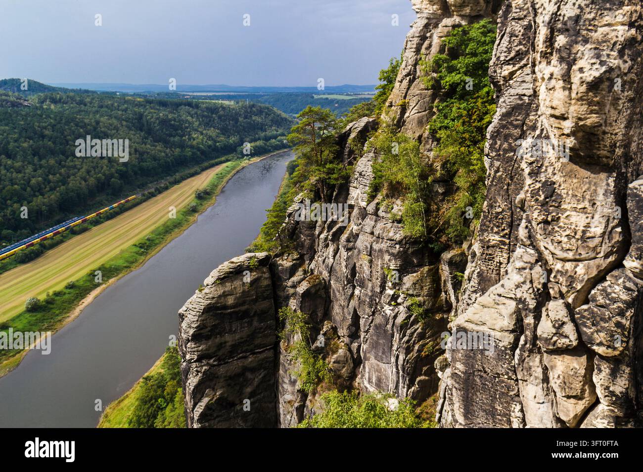 Bastei, Sachsen, Deutschland Stockfoto