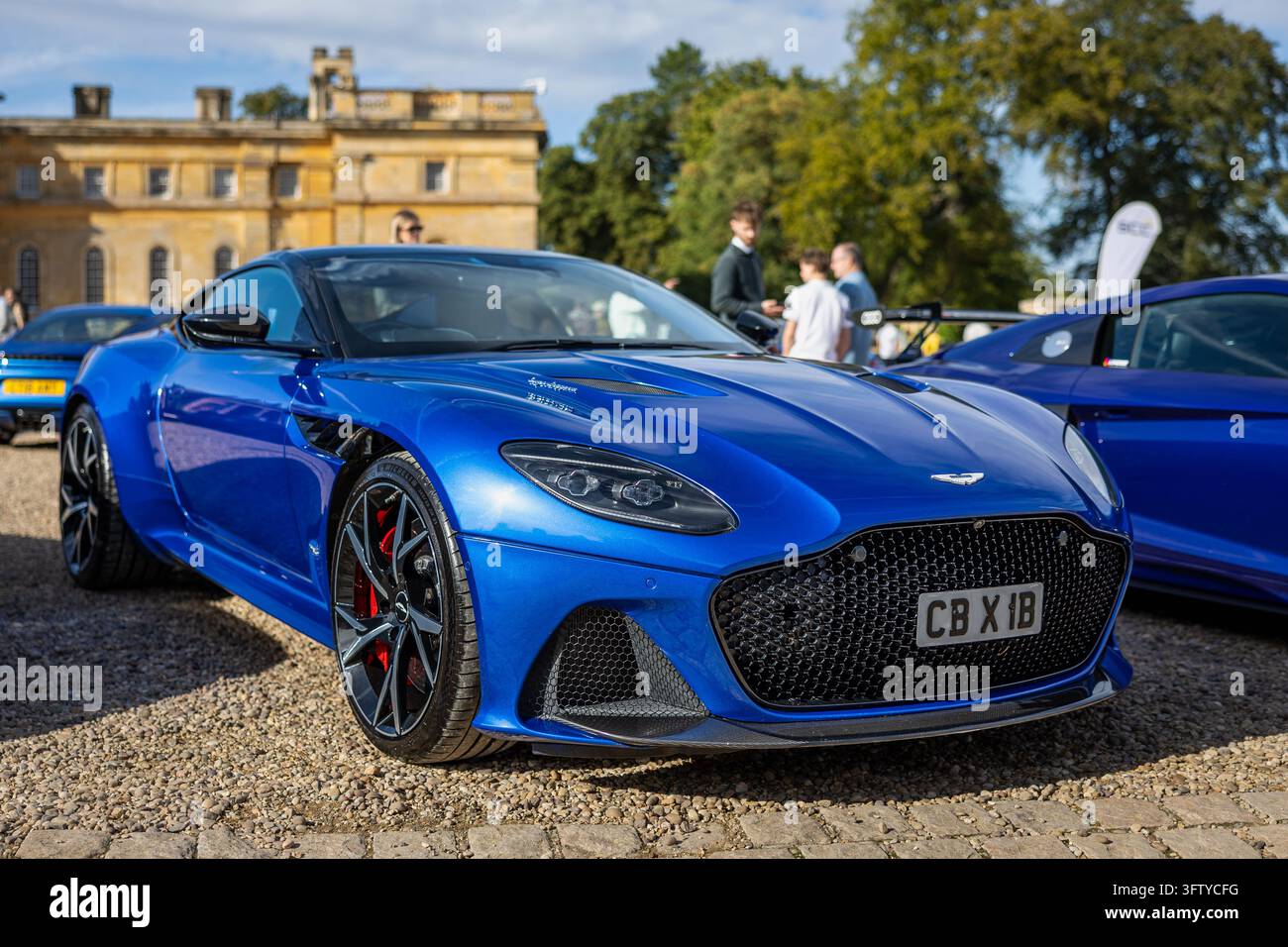 Aston Martin DBS Superleggera, ausgestellt auf dem Salon Privé im Blenheim Palace am 6. September 2026. Stockfoto