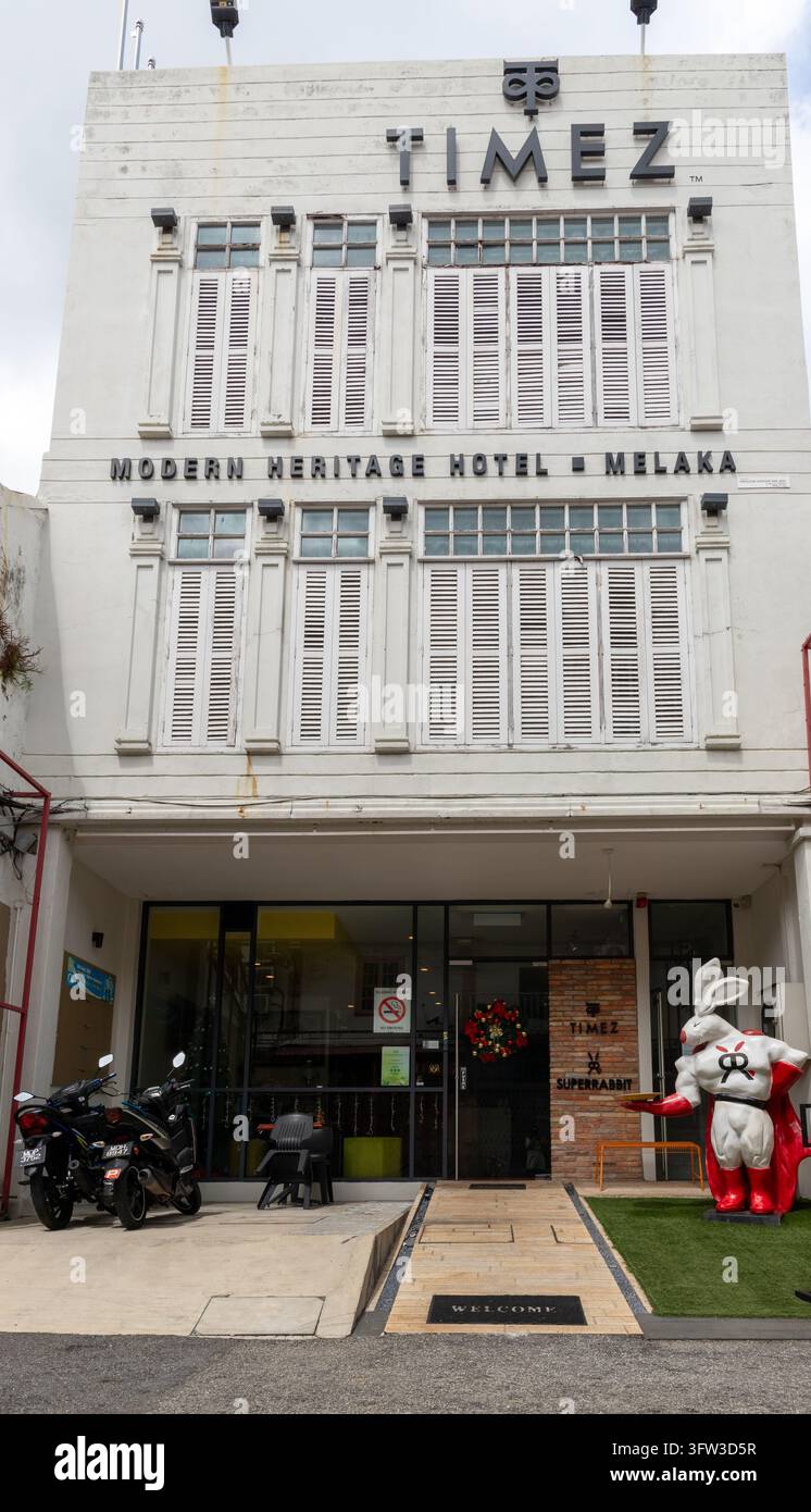 Heritage-Boutiquehotel, Melaka Stockfoto