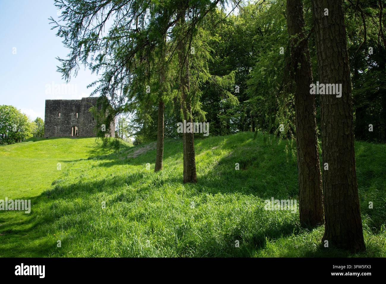 Lydford Castle und Saxon Town in Devon, UK Stockfoto