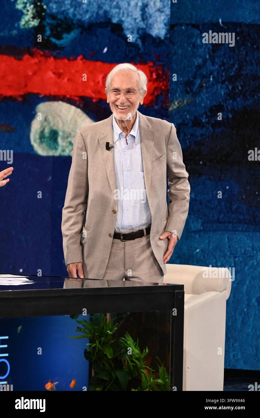 IPA89881551 - Mailand, TV-Serie "Che Tempo Che Fa" - Nove. Abgebildet: Renzo Piano Stockfoto