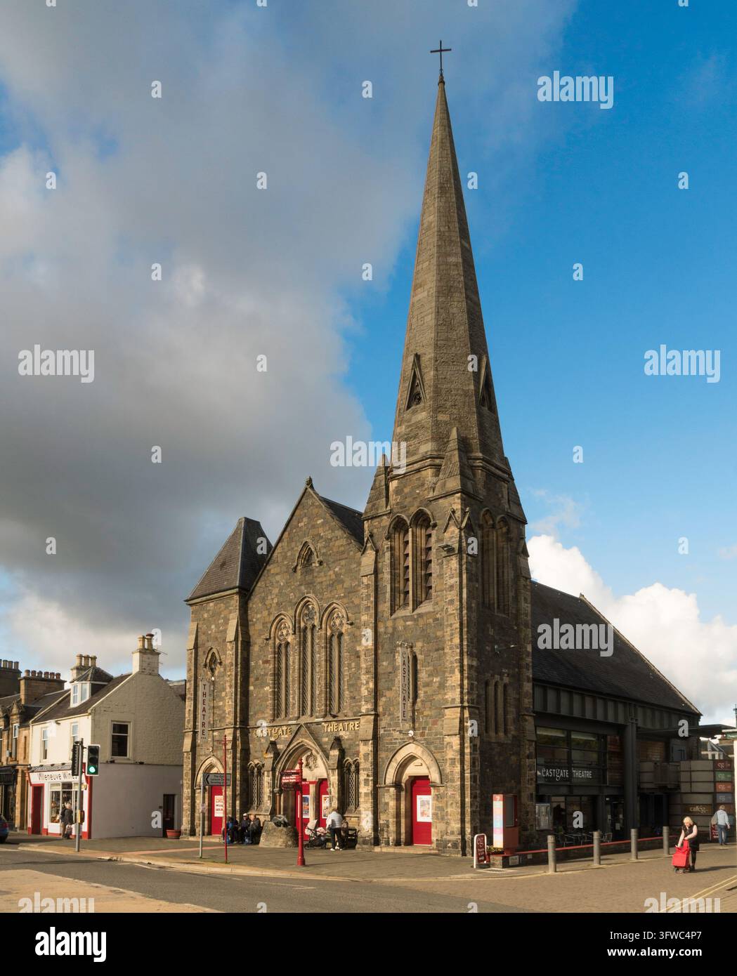 Das Eastgate Theatre and Arts Centre-Gebäude in Peebles, Scottish Borders, Schottland, UK Stockfoto