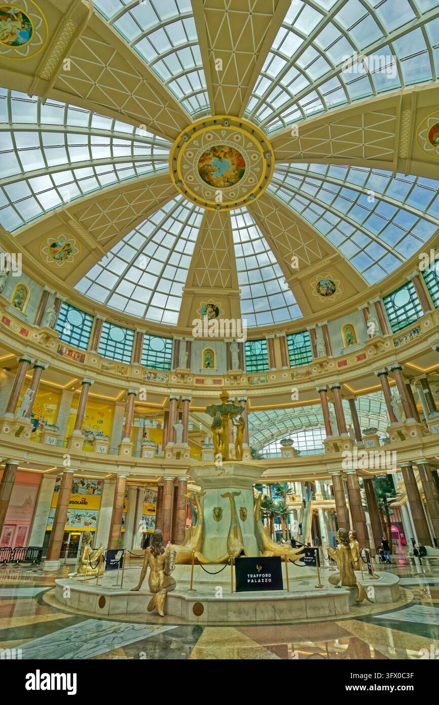 Trafford Palazzo in den Trafford Centre Malls, Greater Manchester in England. Stockfoto