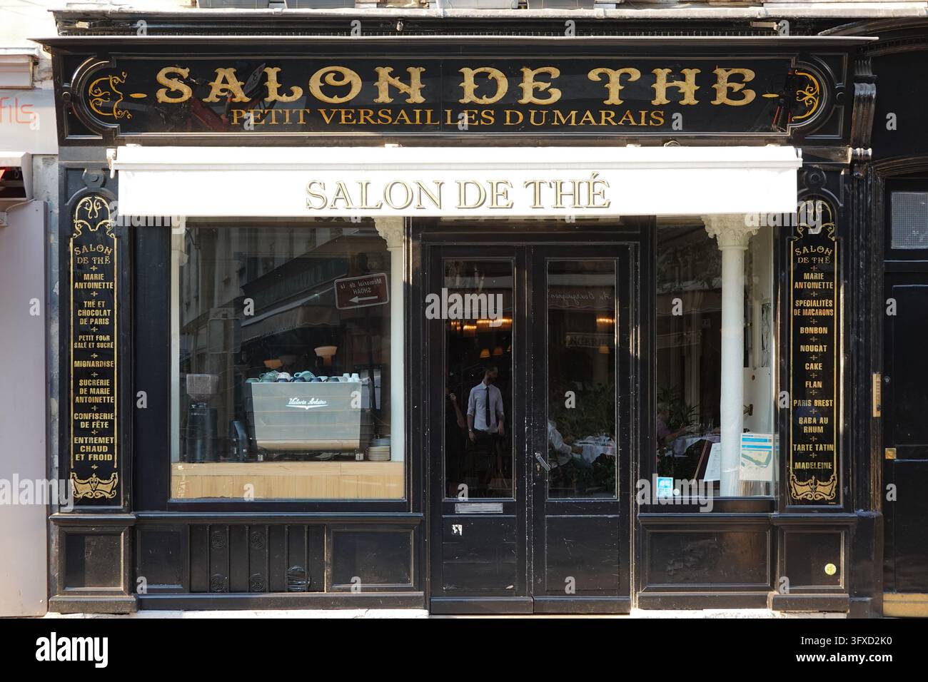 Paris, Le Marais, Salon de Thé, Teehaus // Paris, Le Marais, Salon de Thé Stockfoto