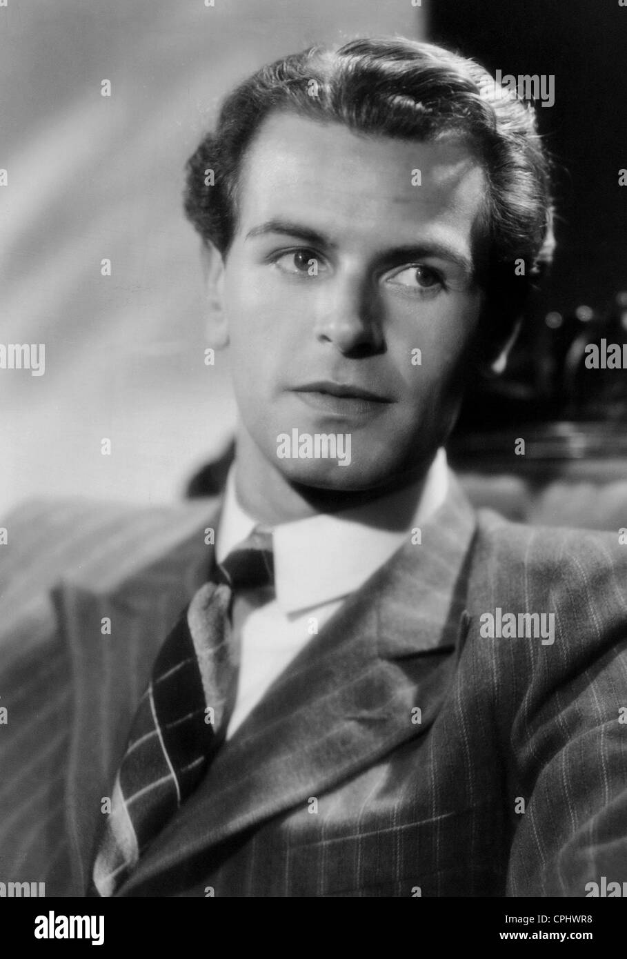 O.W Fischer in "Summer Love", 1942 Stockfoto, Bild ...