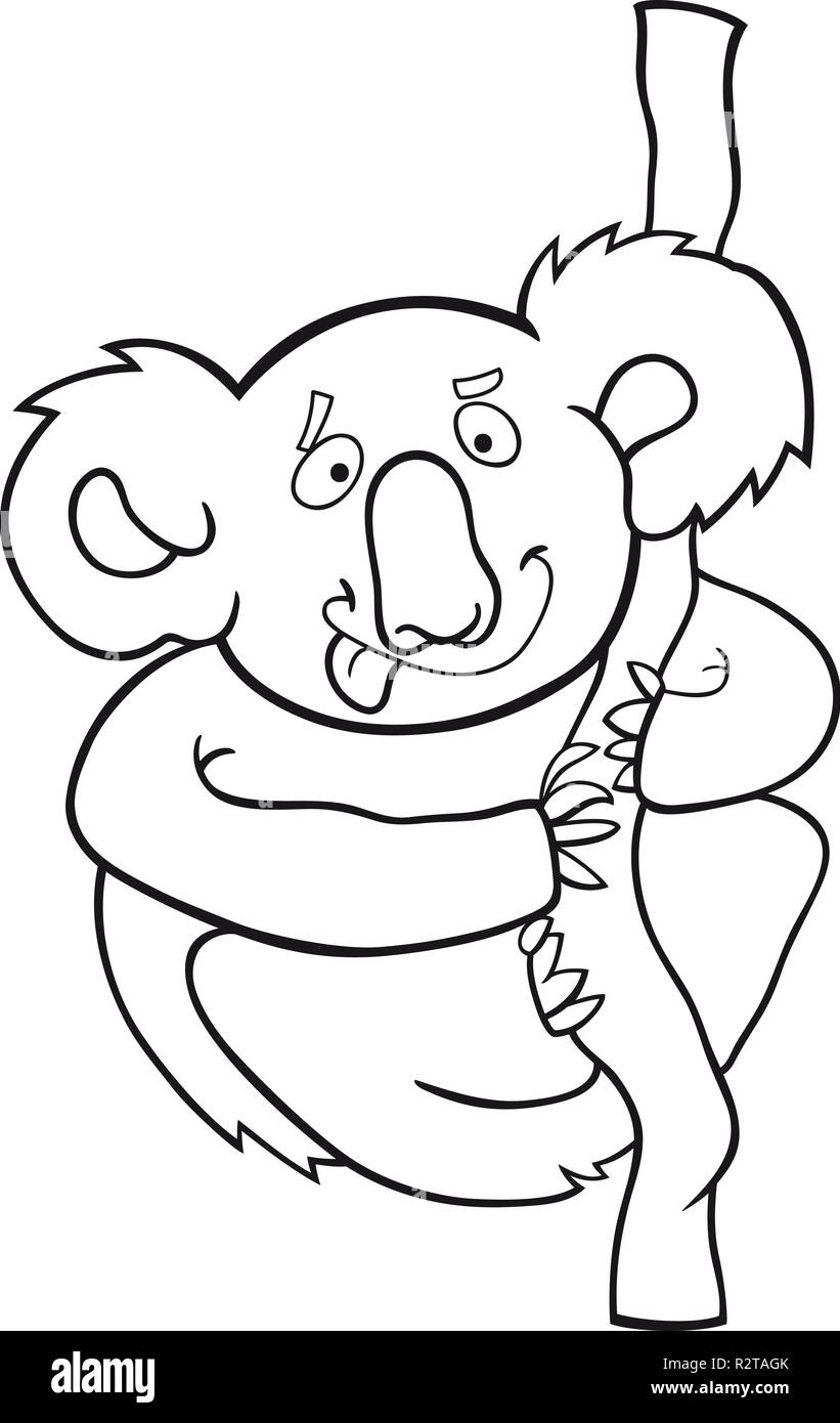 Koala Ausmalbild Stockfotos und -bilder Kaufen - Alamy