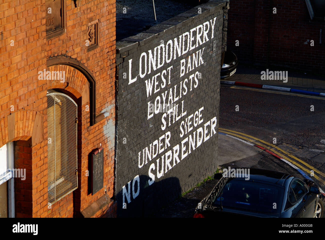 Londonderry-Stadtbild-Derry-County Londonderry-Nord-Irland Stockfoto