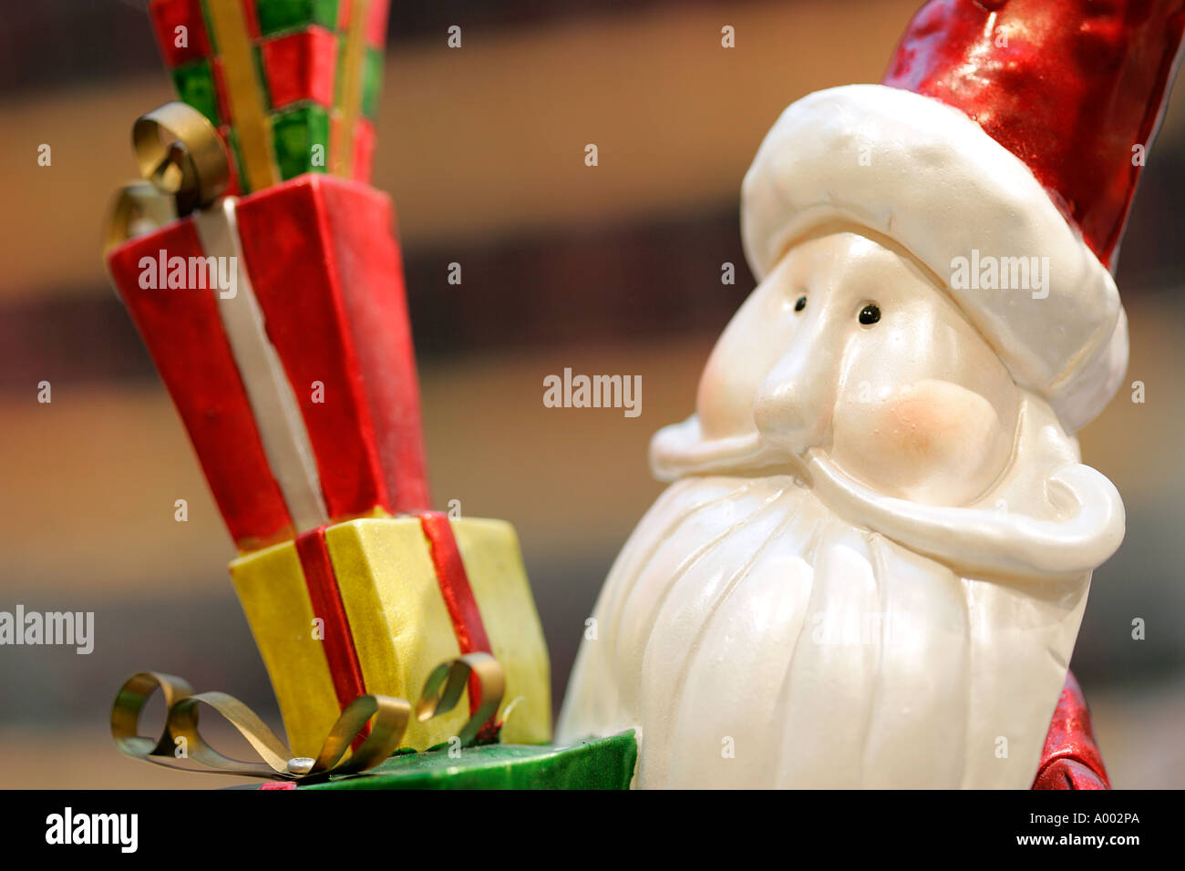 Vater Weihnachten Weihnachten X-Mas Dekoration Spielzeug dekorieren Party Feier weichen Geschenke Weihnachtsbeleuchtung christlichen New Year Eve Tim Stockfoto