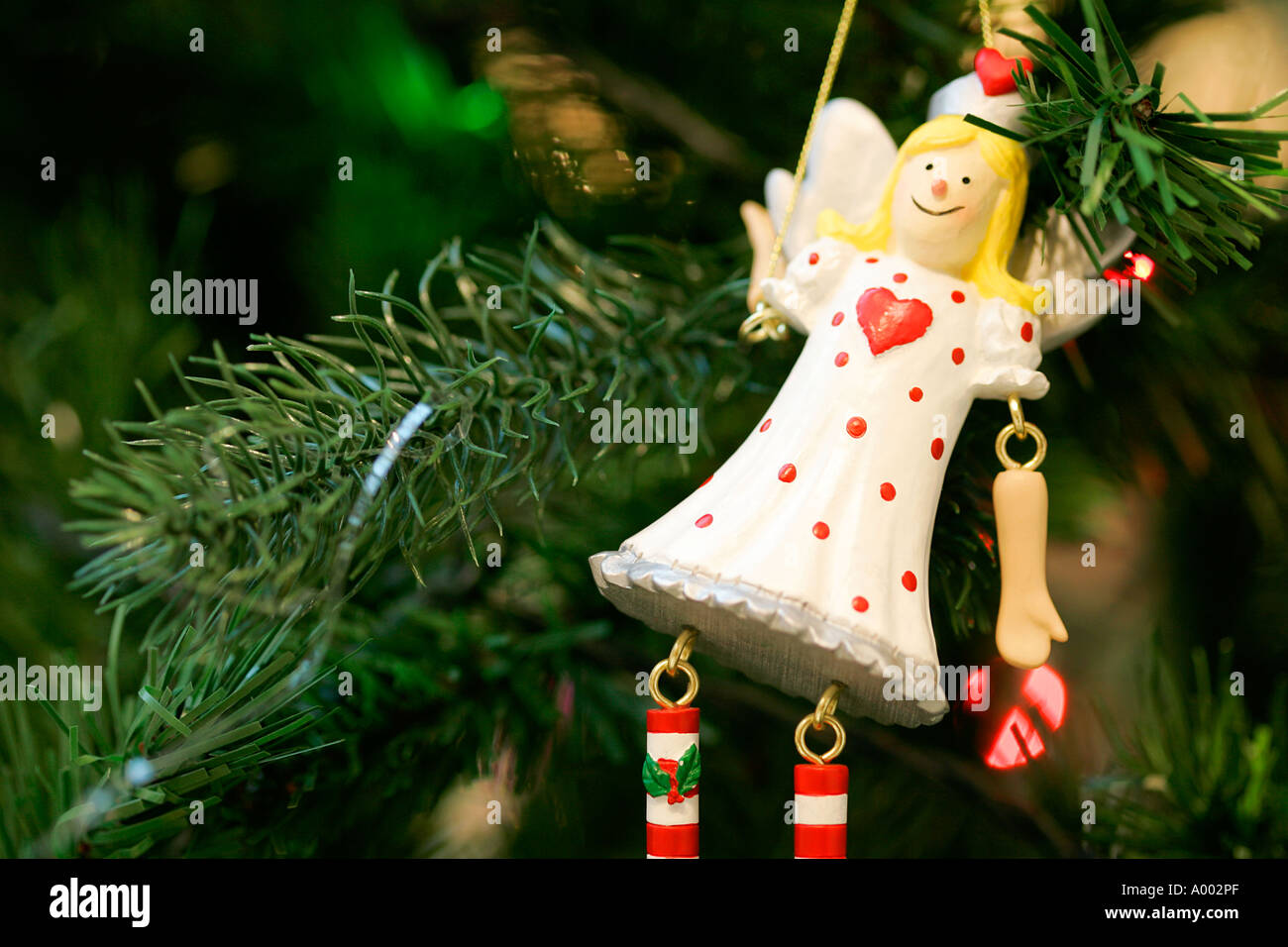 X-Mas Xmas Dekoration Spielzeug dekorieren Party Feier weichen Geschenke Weihnachten Lichter Neujahr christliche Vater Heiligabend tim Stockfoto