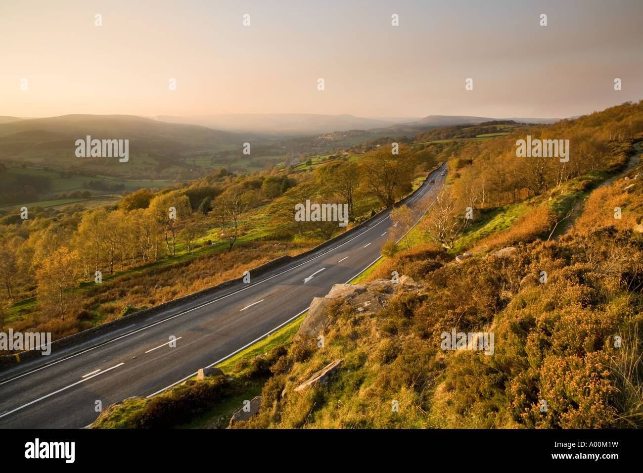 Ansicht aus Überraschung, Peak District, UK Stockfoto