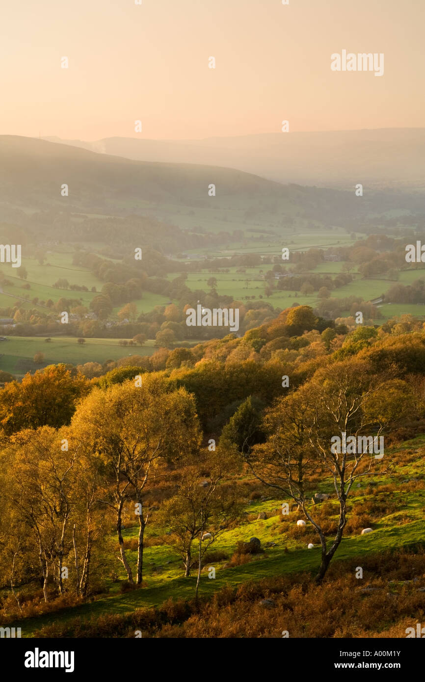 Ansicht aus Überraschung, Peak District, UK Stockfoto