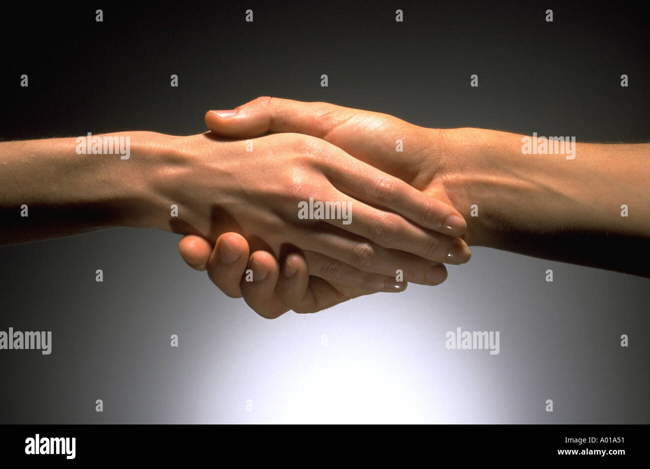 Handshake Stockfoto