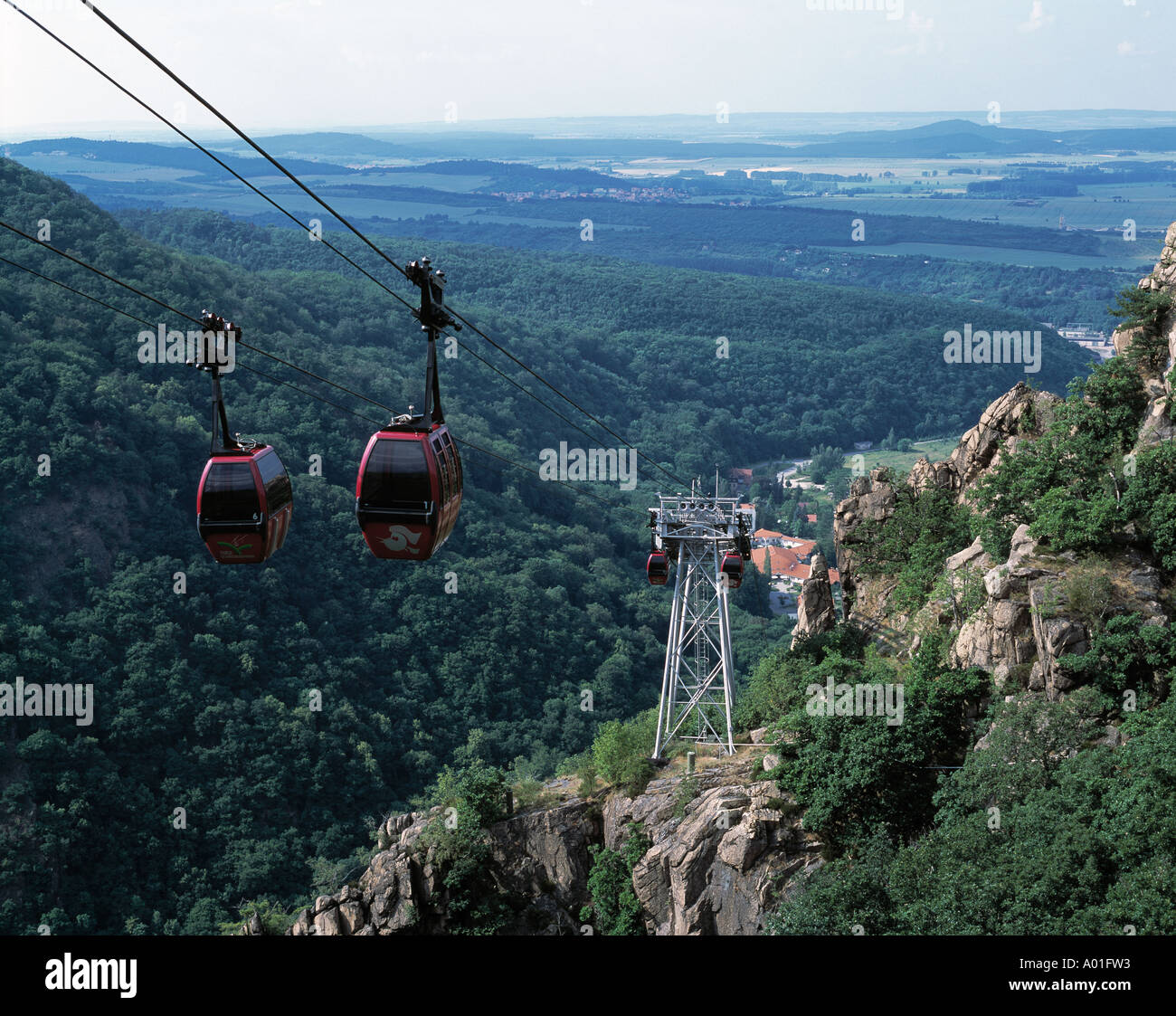 Gondelbahn, Seilbahn, Schwebebahn, Kabinenseilbahn Zwischen