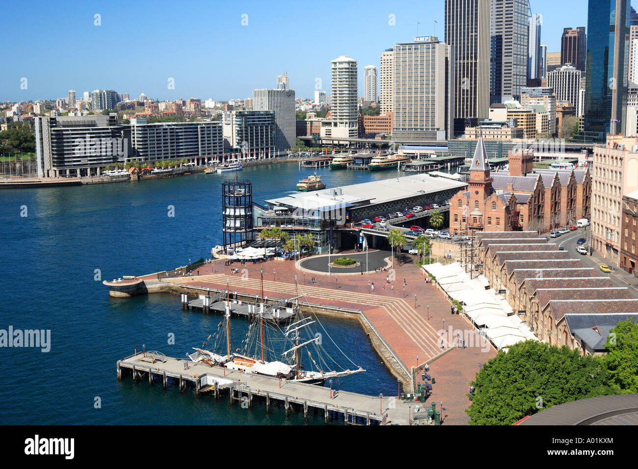 Übersee Passagierterminal, Circular Quay West, Sydney CBD, New-South.Wales, Australien Stockfoto