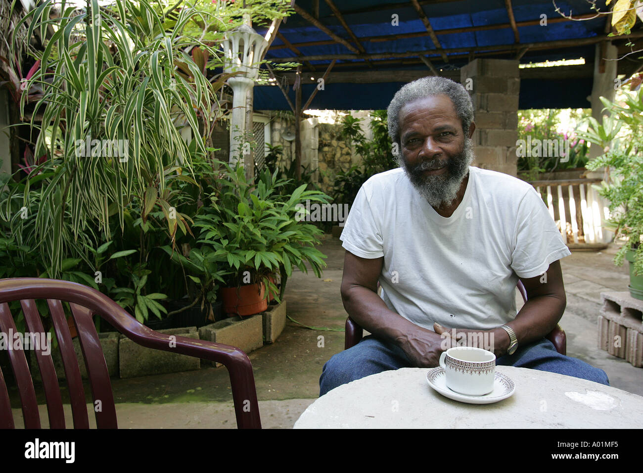 Man Café, Jamaika Stockfoto
