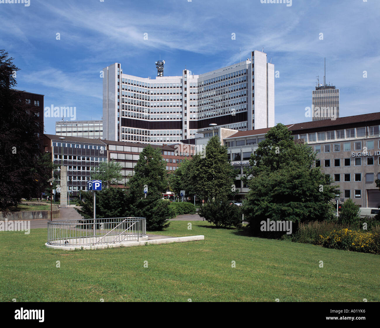 Hauptverwaltung RWE in Essen, Ruhrgebiet, Nordrhein-Westfalen Stockfoto