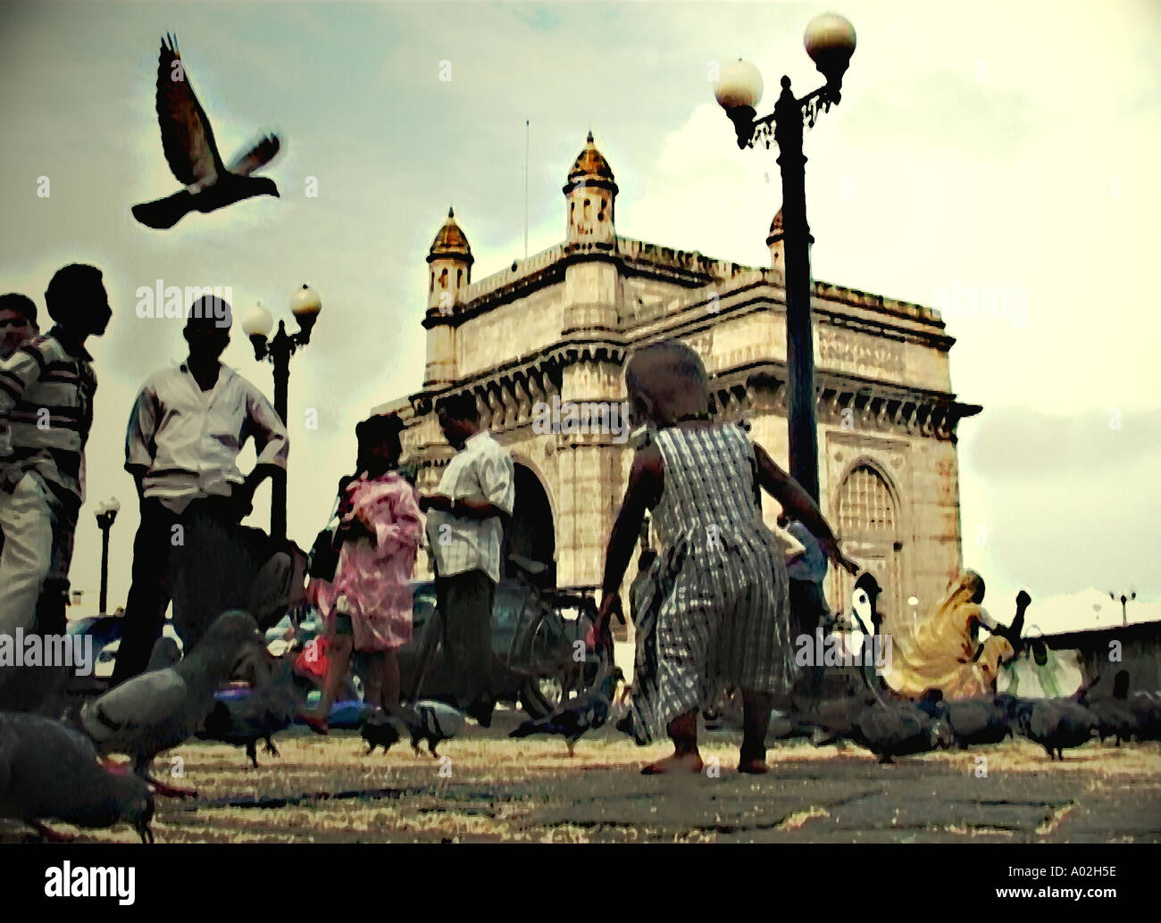 Gateway of India Bombay Mumbai Maharashtra India Stockfoto