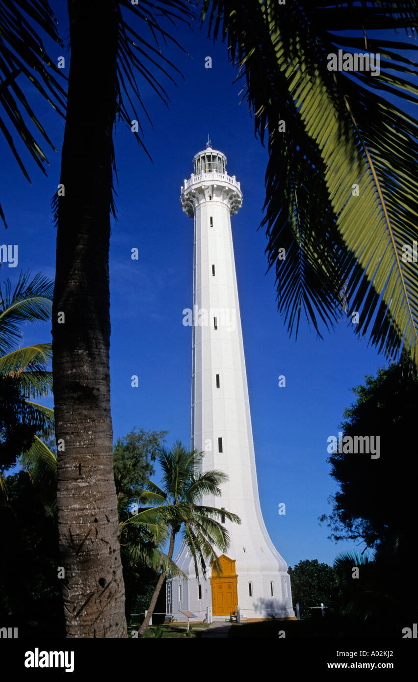 Amedee Leuchtturm, Noumea, Lagune, Amedee Insel Neukaledonien. Stockfoto