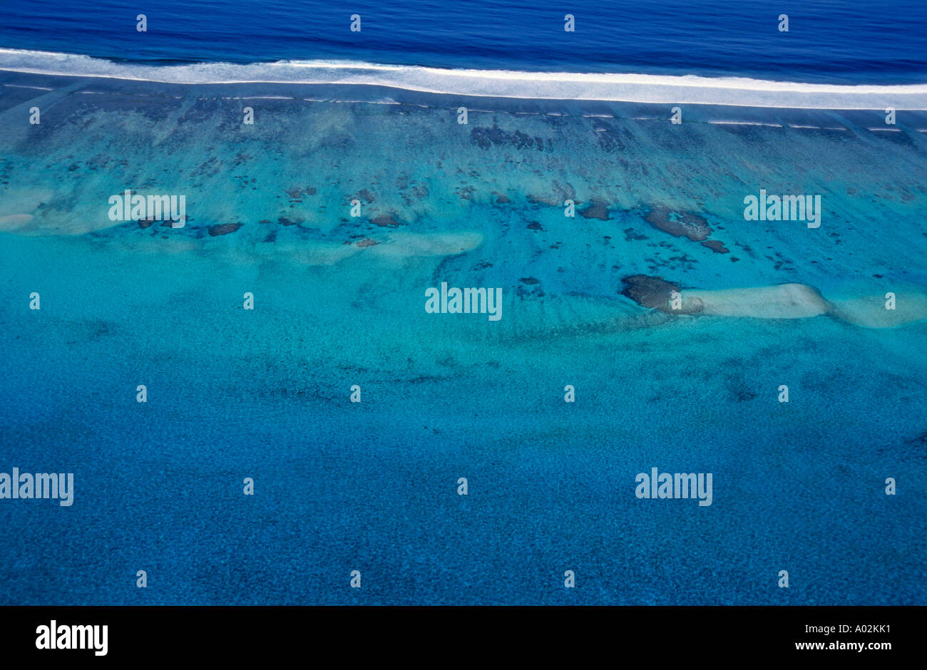 Noumea Lagune Riffe korallene Barriere Stockfoto