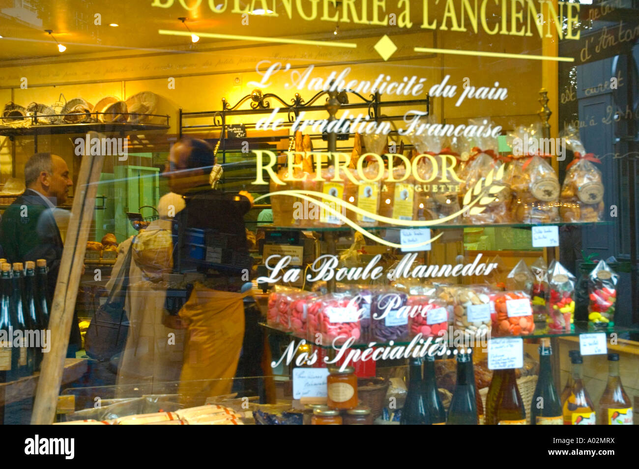 Ein traditioneller Gourmet-Shop in Paris die Hauptstadt von Frankreich EU Stockfoto