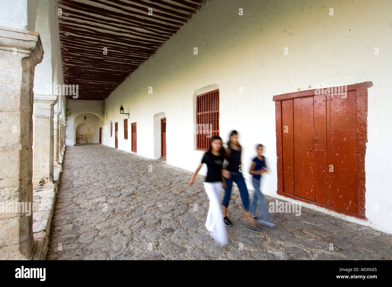 Kloster des Hl. Antonius von Padua, Izamal, Yucatan, Mexiko Stockfoto