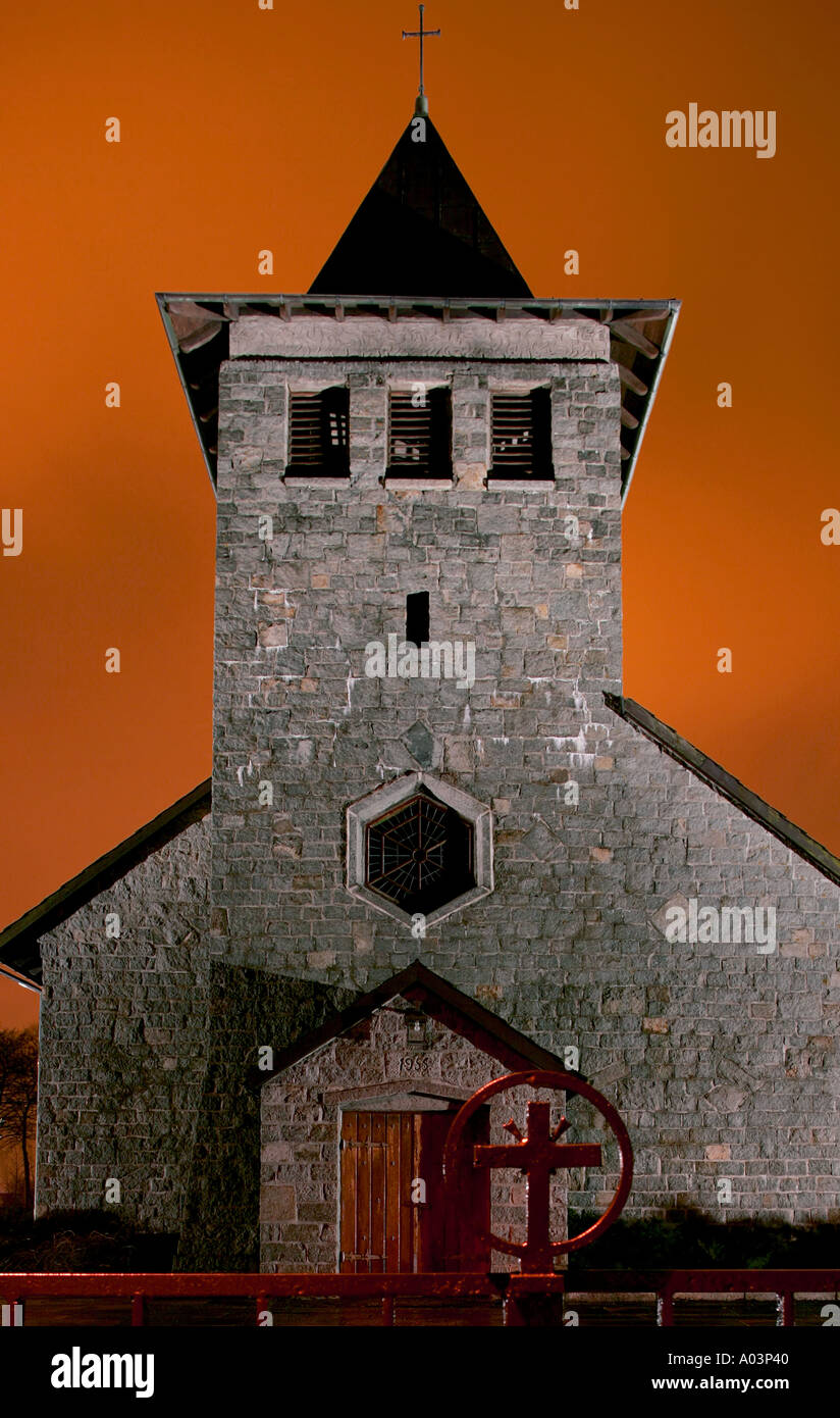 Sola Kirche Norwegen Stockfoto